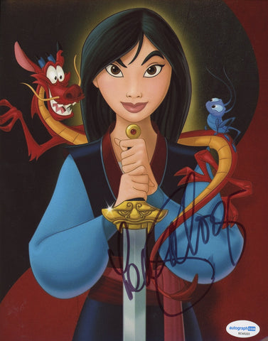 LEA SALONGA SIGNED MULAN 8X10 PHOTO ACOA