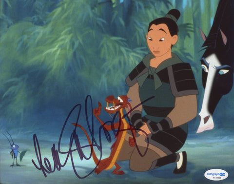 LEA SALONGA SIGNED MULAN 8X10 PHOTO 2 ACOA