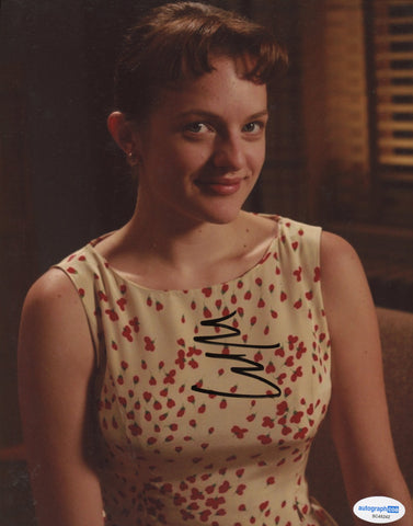 ELISABETH MOSS SIGNED MAD MEN 8X10 PHOTO ACOA