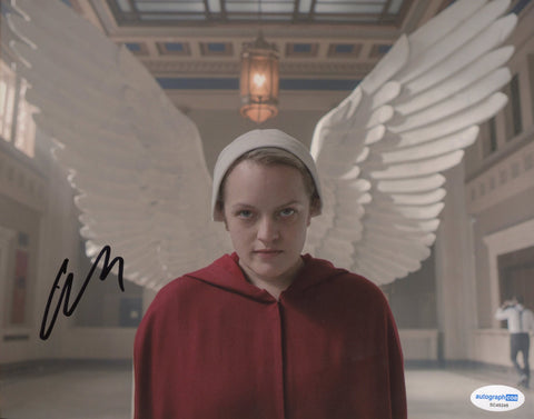 ELISABETH MOSS SIGNED THE HANDMAID'S TALE 8X10 PHOTO ACOA