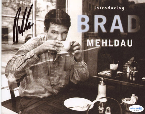 BRAD MEHLDAU SIGNED INTRODUCING 8X10 PHOTO ACOA