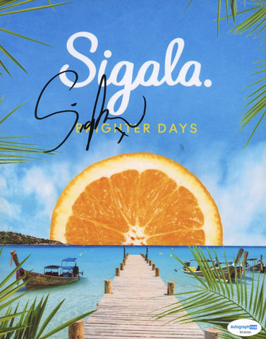 SIGALA SIGNED BRIGHTER DAYS 8X10 PHOTO ACOA