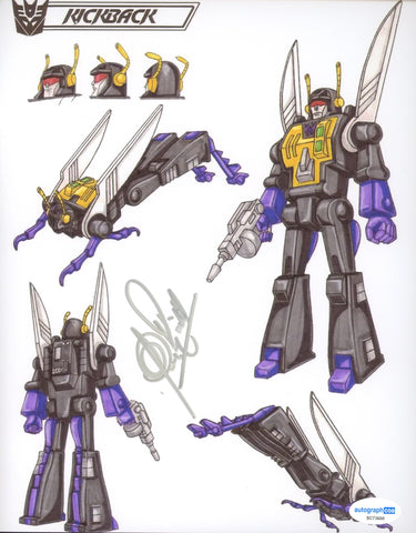 CLIVE REVILL SIGNED THE TRANSFORMERS 8X10 PHOTO ACOA