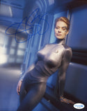JERI RYAN SIGNED STAR TREK: VOYAGER 8X10 PHOTO ACOA