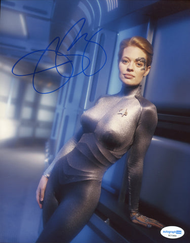 JERI RYAN SIGNED STAR TREK: VOYAGER 8X10 PHOTO ACOA