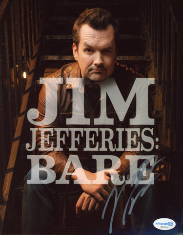 JIM JEFFERIES SIGNED BARE 8X10 PHOTO 2 ACOA