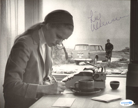 LIV ULLMANN SIGNED PERSONA 8X10 PHOTO ACOA