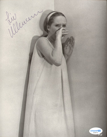 LIV ULLMANN SIGNED PERSONA 8X10 PHOTO 2 ACOA