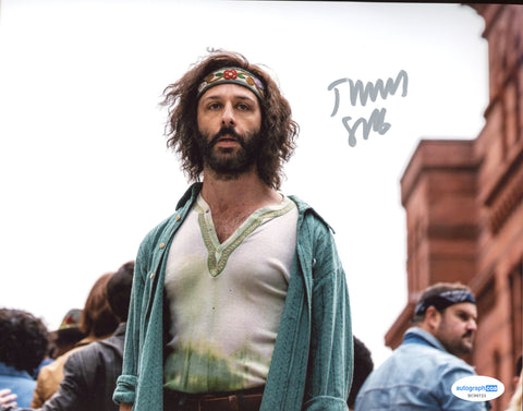 JEREMY STRONG SIGNED THE TRAIL OF THE CHICAGO 7 8X10 PHOTO 2 ACOA