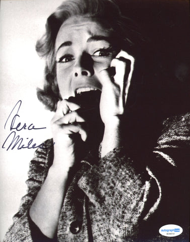 VERA MILES SIGNED PSYCHO 8X10 PHOTO 6 ACOA