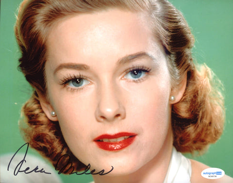 VERA MILES SIGNED 8X10 PHOTO ACOA