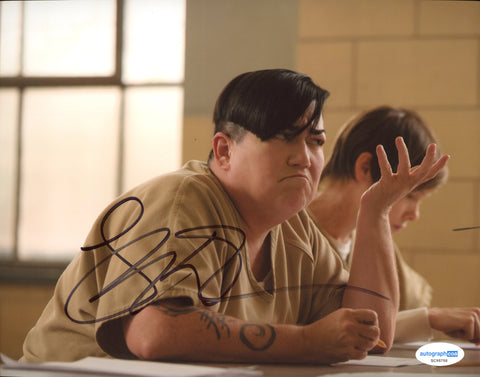 LEA DELARIA SIGNED ORANGE IS THE NEW BLACK 8X10 PHOTO 2 ACOA