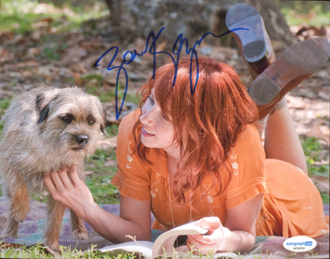 ZOE KAZAN SIGNED RUBY SPARKS 8X10 PHOTO ACOA