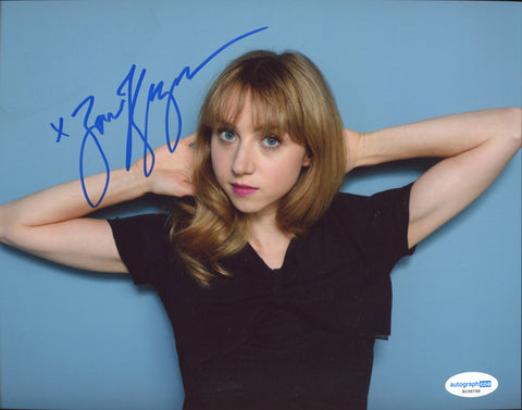 ZOE KAZAN SIGNED 8X10 PHOTO ACOA