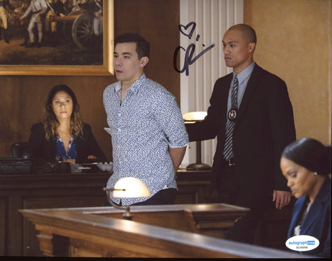 CONRAD RICAMORA SIGNED HOW TO GET AWAY WITH MURDER 8X10 PHOTO ACOA