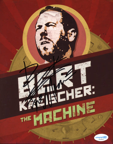 BERT KREISCHER SIGNED THE MACHINE 8X10 PHOTO ACOA