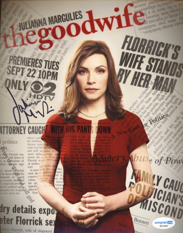 JULIANNA MARGULIES SIGNED THE GOOD WIFE 8X10 PHOTO 6 ACOA