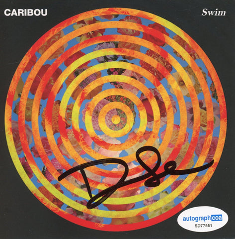 CARIBOU SIGNED SWIM CD DISK DAN SNAITH ACOA