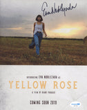 EVA NOBLEZADA SIGNED YELLOW ROSE 8X10 PHOTO 4 ACOA