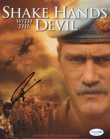 ROY DUPUIS SIGNED SHAKE HANDS WITH THE DEVIL 8X10 PHOTO ACOA