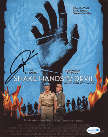 ROY DUPUIS SIGNED SHAKE HANDS WITH THE DEVIL 8X10 PHOTO 2 ACOA