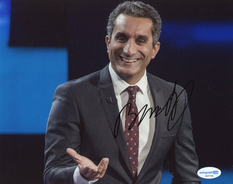 BASSEM YOUSSEF SIGNED 8X10 PHOTO 8 ACOA