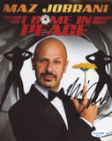 MAZ JOBRANI SIGNED I COME IN PEACE 8X10 PHOTO ACOA