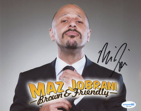 MAZ JOBRANI SIGNED BROWN & FRIENDLY 8X10 PHOTO ACOA