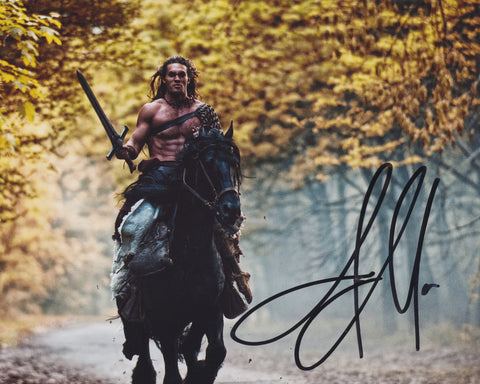 JASON MOMOA SIGNED CONAN THE BARBARIAN 8X10 PHOTO
