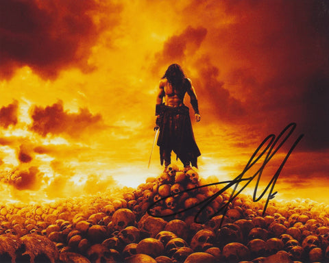 JASON MOMOA SIGNED CONAN THE BARBARIAN 8X10 PHOTO 2