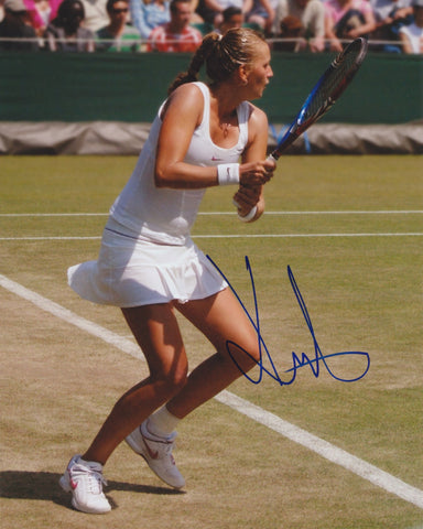 PETRA KVITOVA SIGNED WTA TENNIS 8X10 PHOTO