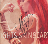 LIGHTS VALERIE POXLEITNER SIGNED SKIN & EARTH VINYL RECORD JSA