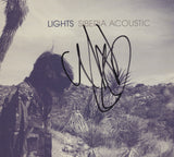 LIGHTS VALERIE POXLEITNER SIGNED SIBERIA ACOUSTIC VINYL RECORD JSA