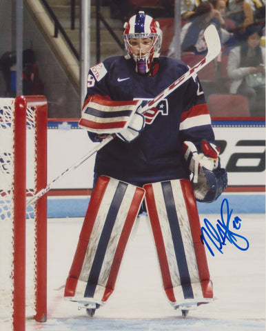 NICOLE HENSLEY SIGNED TEAM USA WOMEN'S HOCKEY 8X10 PHOTO 3