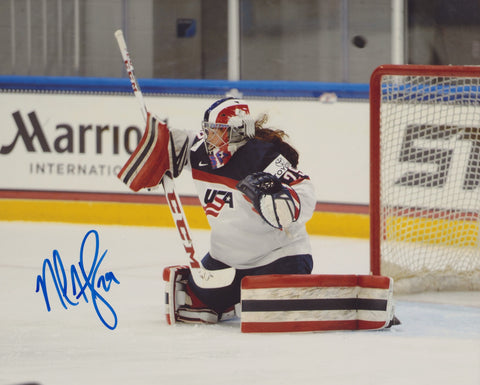 NICOLE HENSLEY SIGNED TEAM USA WOMEN'S HOCKEY 8X10 PHOTO 4