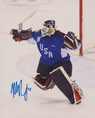 MADDIE ROONEY SIGNED TEAM USA WOMEN'S HOCKEY 8X10 PHOTO