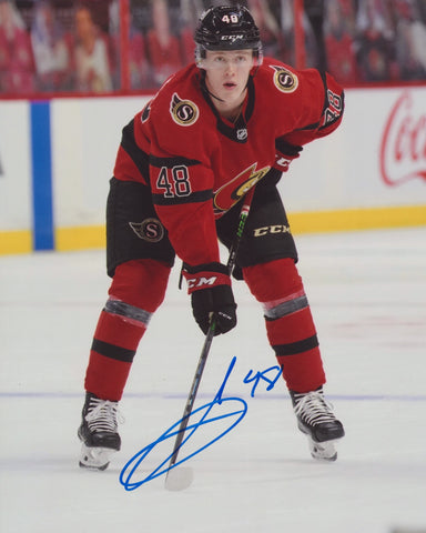 JACOB BERNARD-DOCKER SIGNED OTTAWA SENATORS 8X10 PHOTO 2