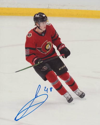 JACOB BERNARD-DOCKER SIGNED OTTAWA SENATORS 8X10 PHOTO 3