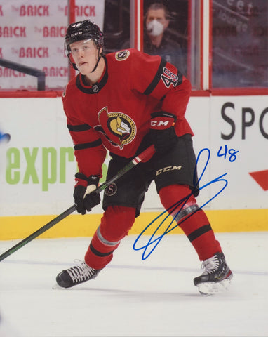 JACOB BERNARD-DOCKER SIGNED OTTAWA SENATORS 8X10 PHOTO 4