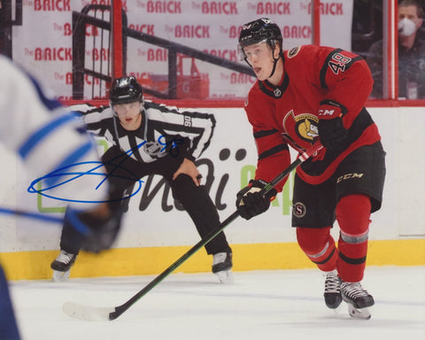 JACOB BERNARD-DOCKER SIGNED OTTAWA SENATORS 8X10 PHOTO