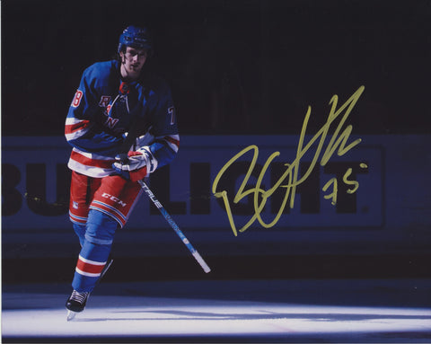 BRENNAN OTHMANN SIGNED NEW YORK RANGERS 8X10 PHOTO 2