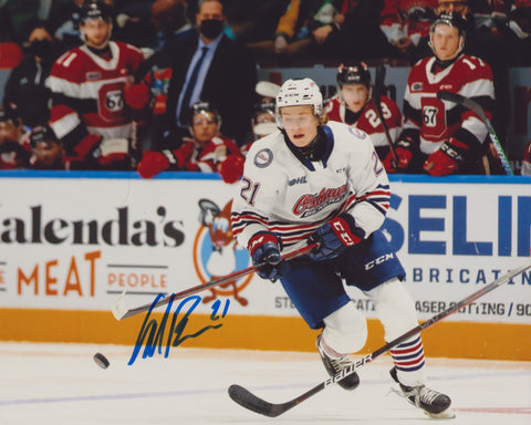 CALUM RITCHIE SIGNED OSHAWA GENERALS 8X10 PHOTO 2