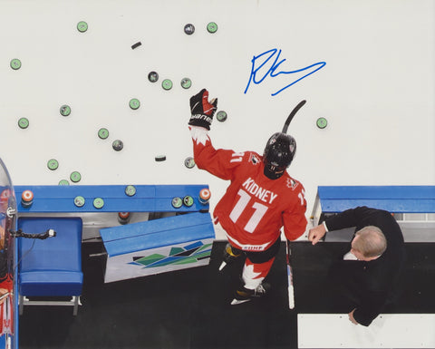 RILEY KIDNEY SIGNED TEAM CANADA 8X10 PHOTO
