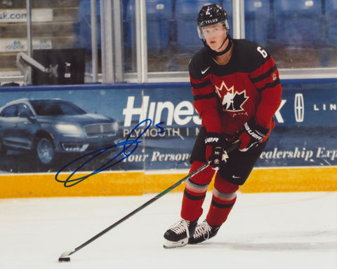 JACOB BERNARD-DOCKER SIGNED TEAM CANADA 8X10 PHOTO