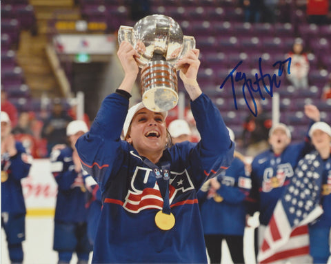 TAYLOR HEISE SIGNED TEAM USA 8X10 PHOTO
