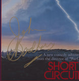 JOHN BADHAM SIGNED SHORT CIRCUIT 12X18 MOVIE POSTER JSA