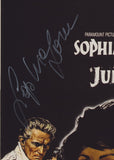 SOPHIA LOREN SIGNED JUDITH 12X18 MOVIE POSTER JSA