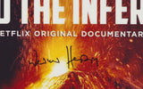 WERNER HERZOG SIGNED INTO THE INFERNO 12X18 MOVIE POSTER JSA