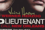 WERNER HERZOG SIGNED BAD LIEUTENANT 12X18 MOVIE POSTER JSA