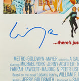 MICHAEL YORK SIGNED LOGAN'S RUN 12X18 MOVIE POSTER JSA
